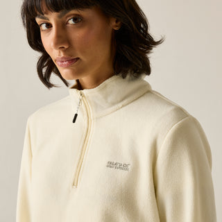 Women's Sweethart Lightweight Half-Zip Fleece | Polar Bear Parchment