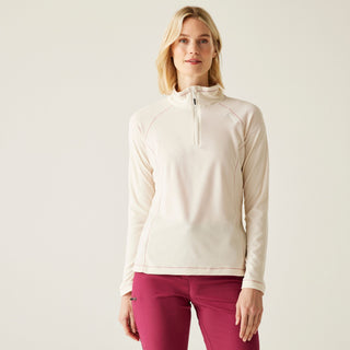 Women's Montes Lightweight Half-Zip Fleece | Light Vanilla White