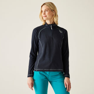Women's Montes Lightweight Half-Zip Fleece | Navy Black