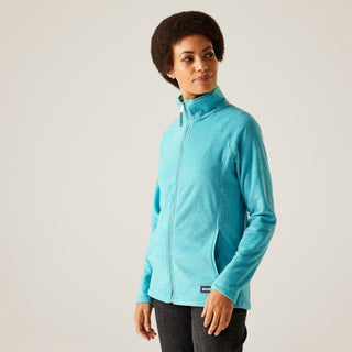 Women's Mayse Full Zip Fleece | Turquoise Marl