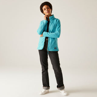 Women's Mayse Full Zip Fleece | Turquoise Marl