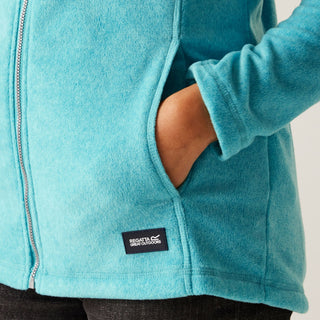 Women's Mayse Full Zip Fleece | Turquoise Marl