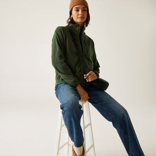 Women's Frankie Full Zip Fleece | Dark Khaki