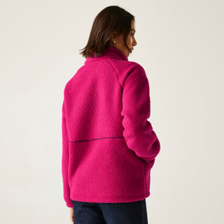 Women's Emilica Borg Full Zip Fleece | Dark Cerise