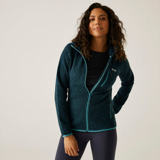 Women's Newhill Hooded Full Zip Fleece | Storm Blue