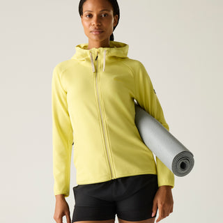 Women's Nayna Hooded Full Zip Fleece | Canary Yellow