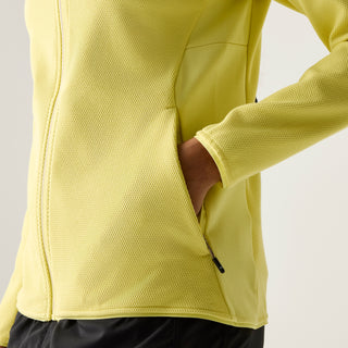 Women's Nayna Hooded Full Zip Fleece | Canary Yellow