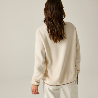 Frankie Half Zip Fleece | Light Vanilla Mocha