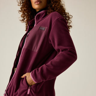 Frankie Full Zip Fleece | Fig Violet