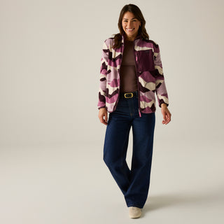 Frankie Full Zip Fleece | Abstract Mountainscape