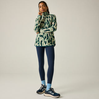 Margot 1/4 Zip Fleece | Pine Brushstroke Print