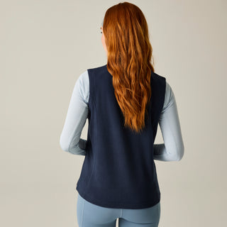 Sweetness II Fleece Gilet | Navy Polar Bear