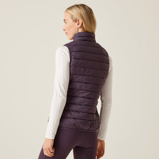 Women's Marizion Baffled Gilet Deep Plum