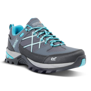 Women's Samaris III Low Walking Shoes | Seal Grey Turquoise