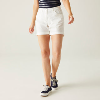 Women's Pemma Casual Chino Shorts | White