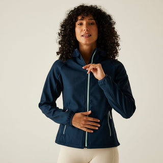 Women's Arec III Softshell Jacket | Navy Marl Icy Morn