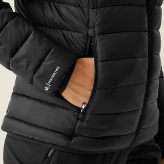 Women's Hooded Marizion Padded Jacket | Black