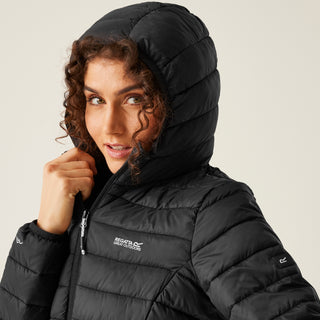 Women's Hooded Marizion Padded Jacket | Black