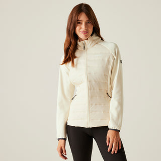 Women's Clumber V Hybrid Jacket | Light Vanilla Seal Grey