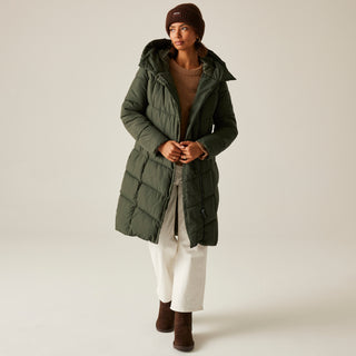 Women's Nurie Quilted Jacket | Dark Khaki