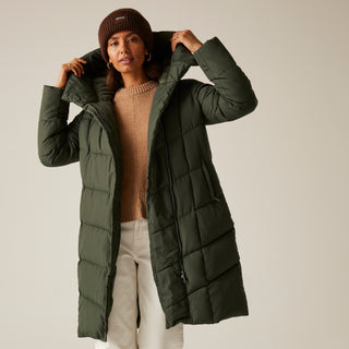 Women's Nurie Quilted Jacket | Dark Khaki