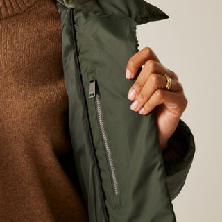 Women's Nurie Quilted Jacket | Dark Khaki