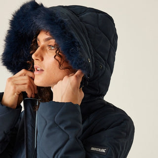 Women's Fritha III Insulated Parka Jacket Navy