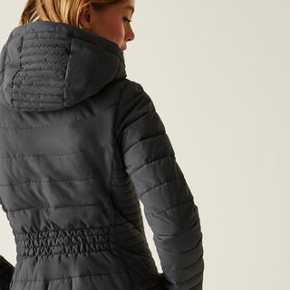 Women's Andria Padded Jacket | Seal Grey Dusty Rose