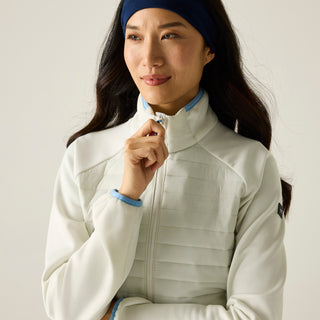 Women's Clumber Hybrid Jacket | Barely White Washed Denim