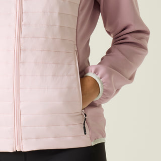 Women's Clumber Hybrid Jacket | Pink Haze Powder Lilac