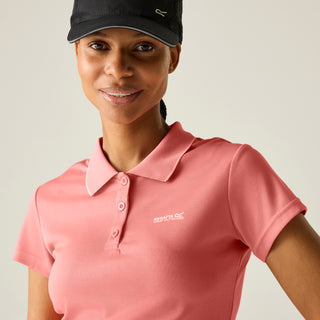 Women's Maverick V Active Polo Shirt | Peach Pink