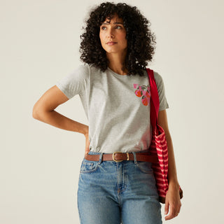 Women's Filandra VX T-Shirt | Grey Marl Fleur