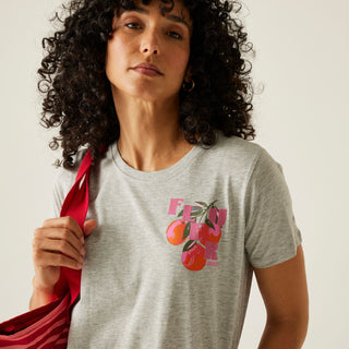 Women's Filandra VX T-Shirt | Grey Marl Fleur