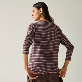 Federica T-Shirt | Fig Powder Lilac Light Vanilla