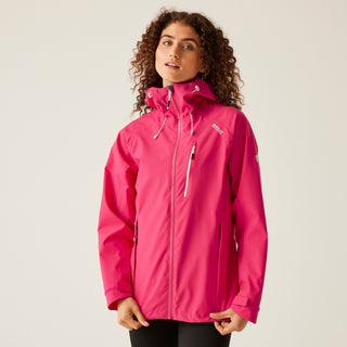 Women's Birchdale Waterproof Jacket Pink Potion White