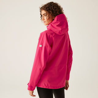 Women's Birchdale Waterproof Jacket Pink Potion White