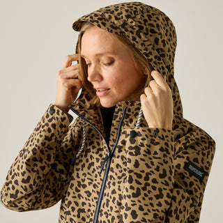 Women's Bayletta Waterproof Jacket | Abstract Leopard Spot