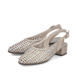 Kiara Metallic Slingback | Silver Gold