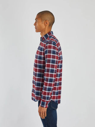 Scout Long Sleeve Shirt Navy/Red Check