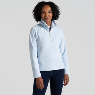 Women's Raya Half Zip Fleece | Nimbus Blue