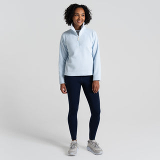 Women's Raya Half Zip Fleece | Nimbus Blue