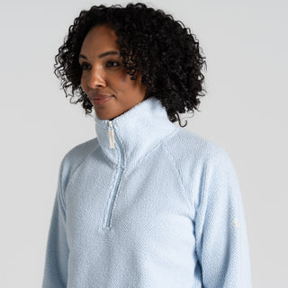 Women's Raya Half Zip Fleece | Nimbus Blue
