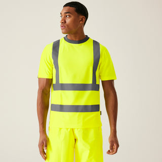 Men's Hi-Vis Pro Contract T-Shirt | Yellow