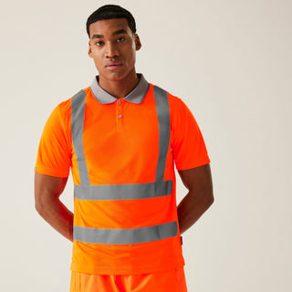 Men's Hi-Vis Pro Contract Polo | Orange