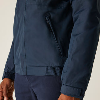 Men's Dover Fleece Lined Waterproof Insulated Bomber Jacket | Navy