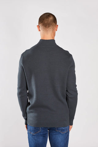 Twain 1/2 Zip Jumper | Petrol Blue