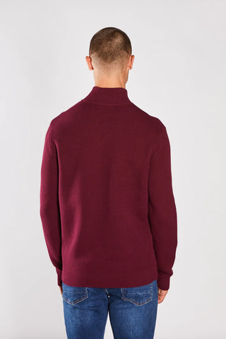 Twain 1/2 Zip Jumper | Fig Marl