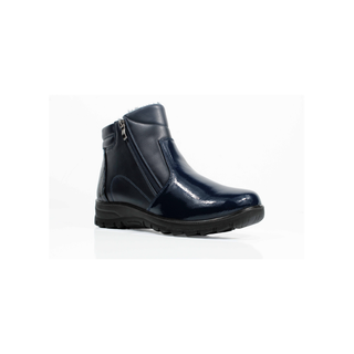 Zipper Comfort Boot | Navy