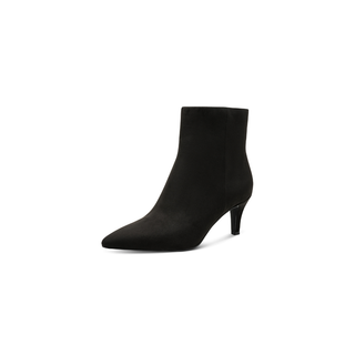 Pointed Toe Ankle Boot | Black