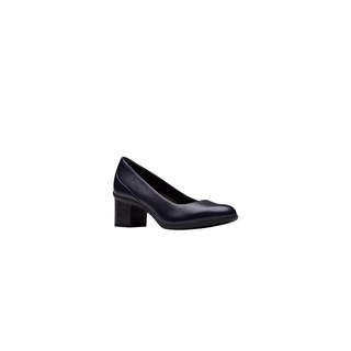 Shaya Poppy | Navy Leather